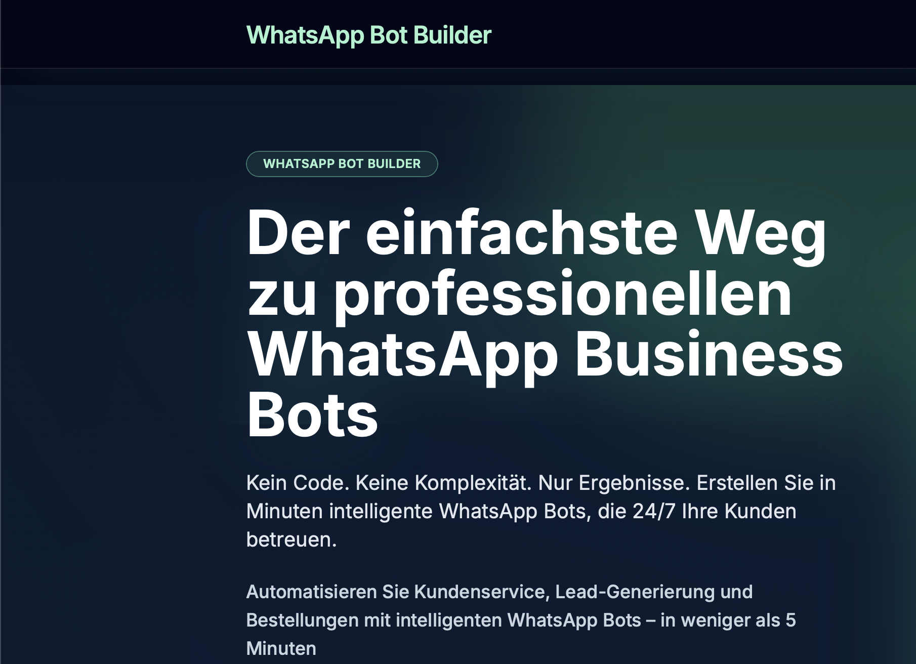 Live-Einblick in die whatsapp.owona.de Demo